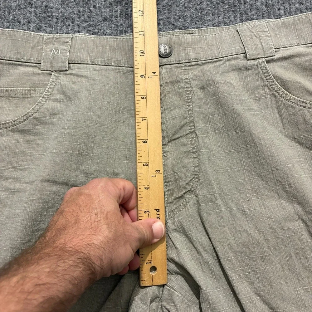 Meyer Mens Chino‎ Pants Size 27 Beige Stretch Flat Front Mid Rise Trouser